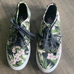 Womens/Ladies Flower Vans Ultracush Size 8 Like New